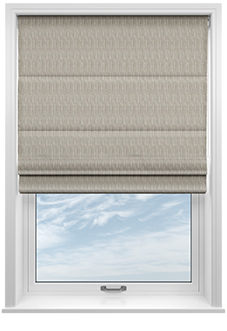 Braemar, Gull Grey - Roman Blind